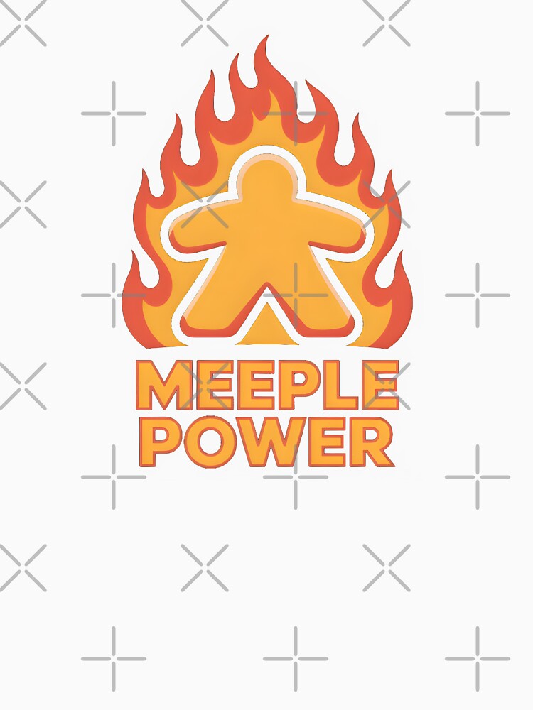 Meeple power, boardgame meeple by Boardgameo