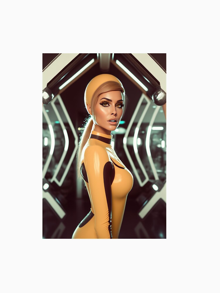 Retro-Futuristic Space Woman by SpaceBabesAI