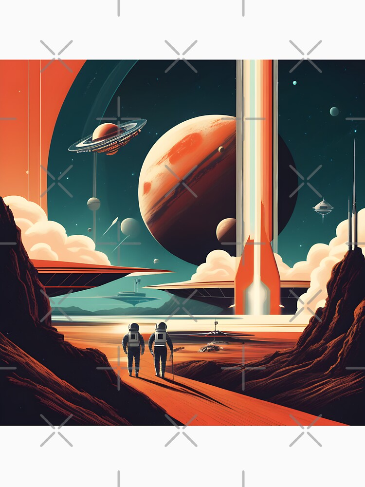 Retro Futurism: Exploring the Cosmos by Chroma Artis