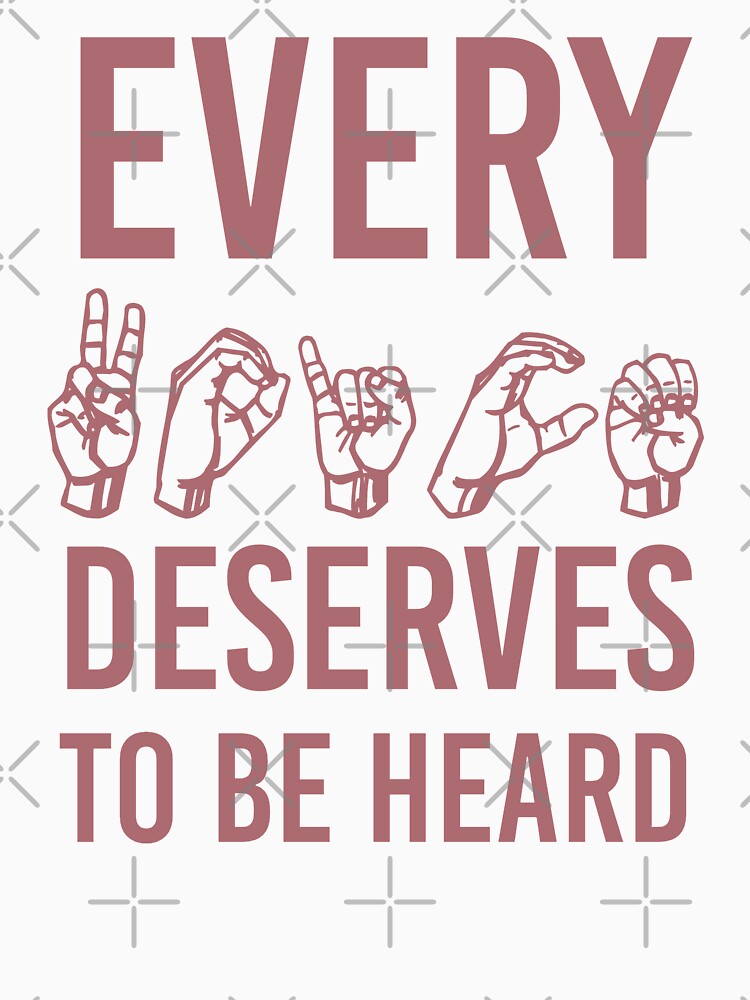 Every voice deserves to be heard | Speech Pathology | Speech pathologist | SLP | Future SLP by Violet Treasures