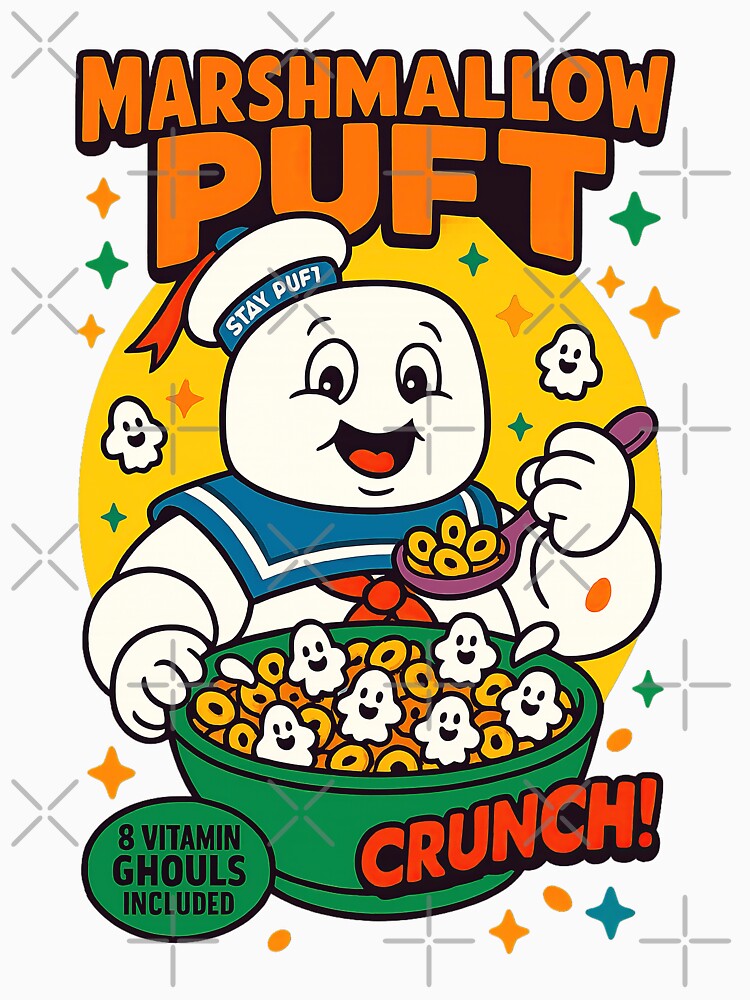 Stay Puft Ghostbusters Cereal Box by Drip stamp
