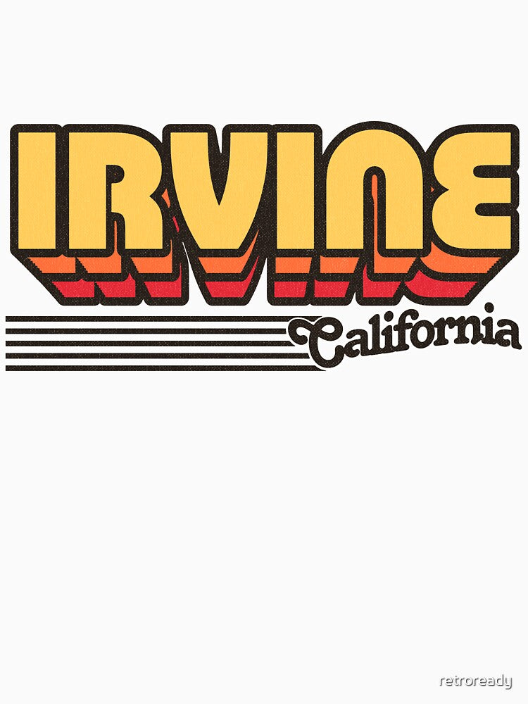 Irvine, California | Retro Stripes by retroready