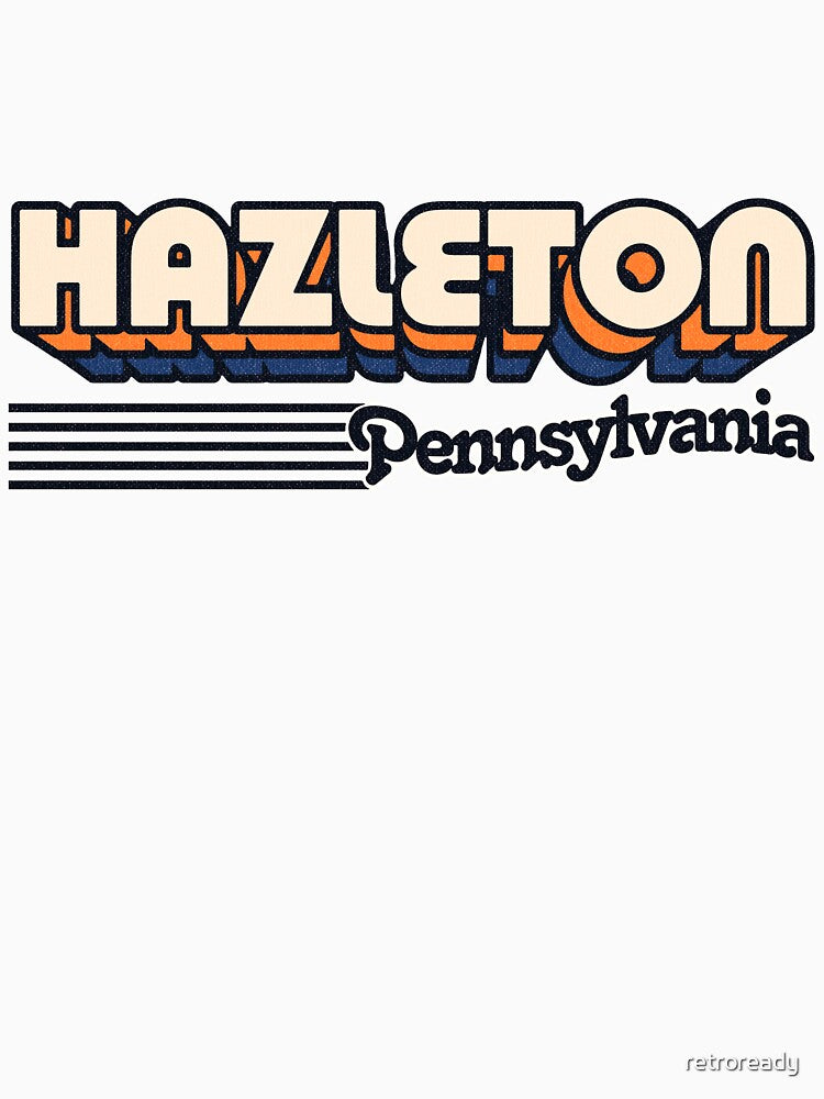 Hazleton, Pennsylvania | Retro Stripes by retroready