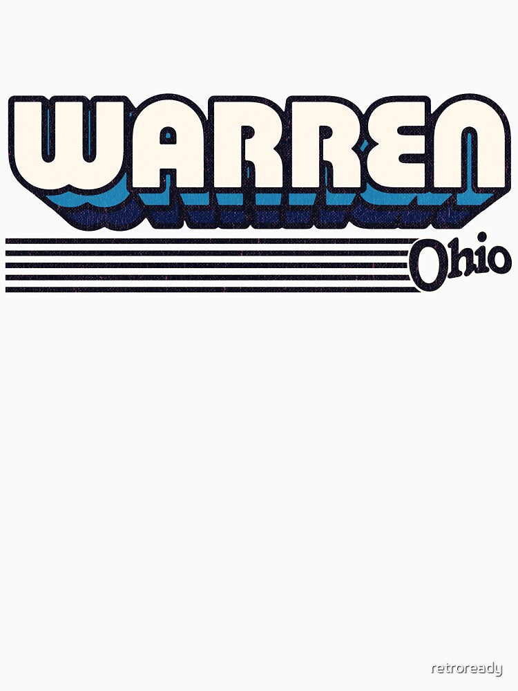 Warren, Ohio | Retro Stripes by retroready