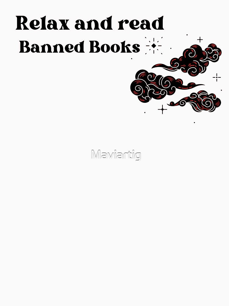 Relax And Read Banned Books Aesthetic Bookish Bookaholic Trope by Maviartig