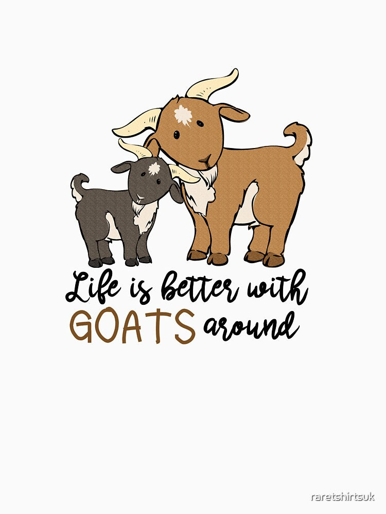 Goat Farming Funny T-shirt Cute Goat Tee by raretshirtsuk