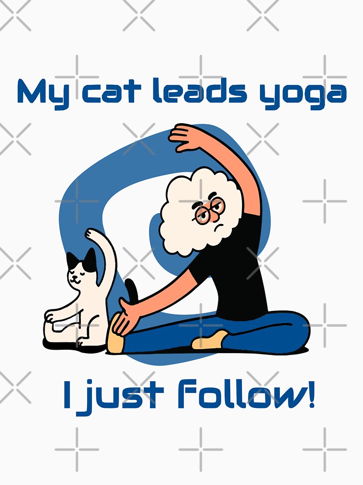 Yoga with my cat by Iwantitgetit