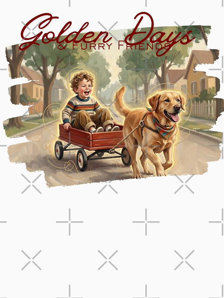 Golden Days & Furry Friends – Wholesome Dog Childhood Aesthetic by InfinitePawBond