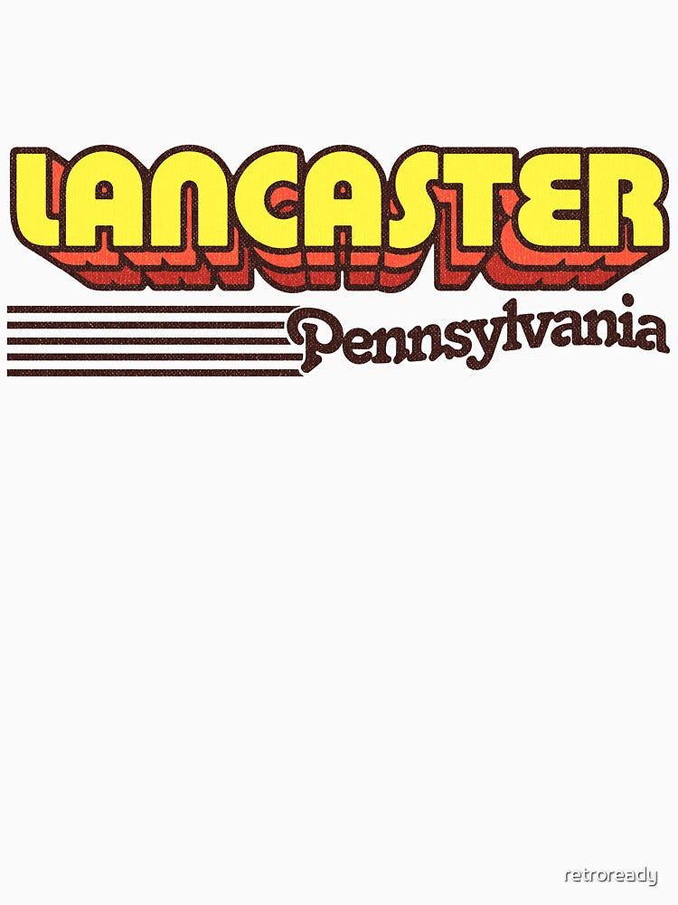 Lancaster, Pennsylvania | Retro Stripes by retroready