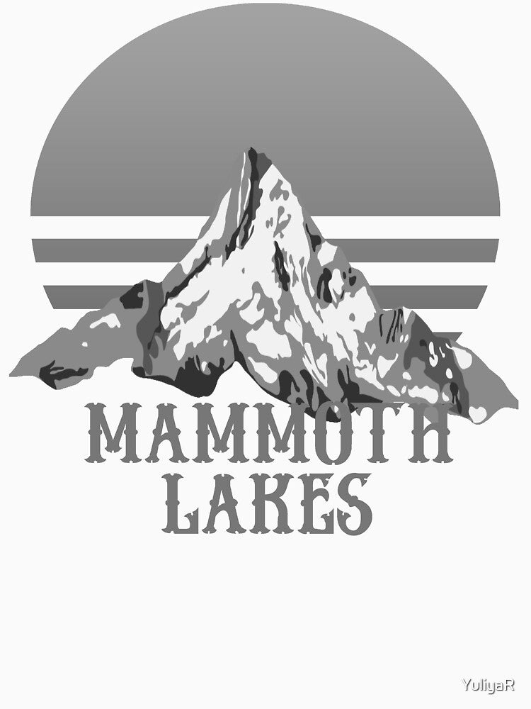 Vintage Mammoth Lakes Retro Distressed Mountains Gift by YuliyaR