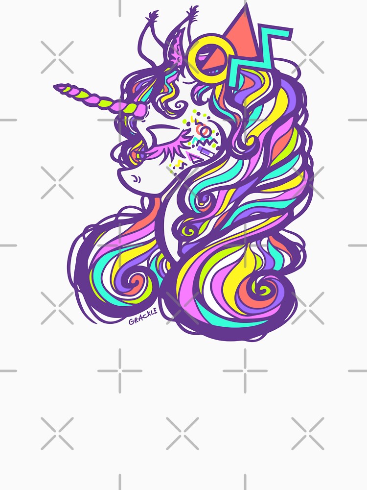 Rad 90's Unicorn by JanGrackle