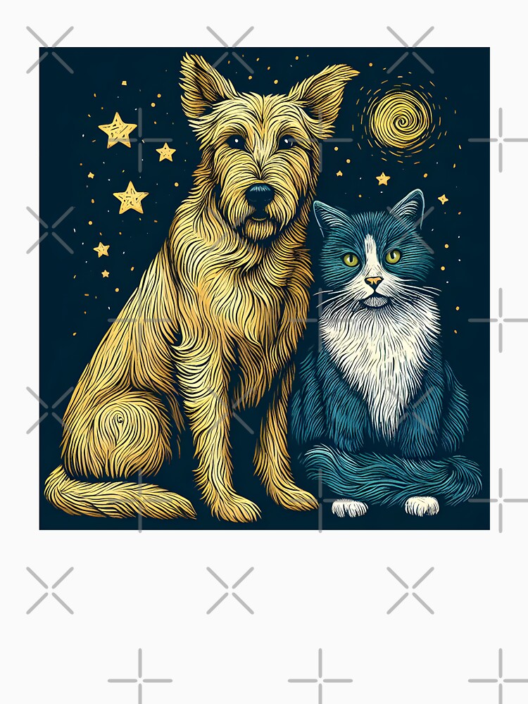 Dogs and cats are friends forever. by ArisaHong