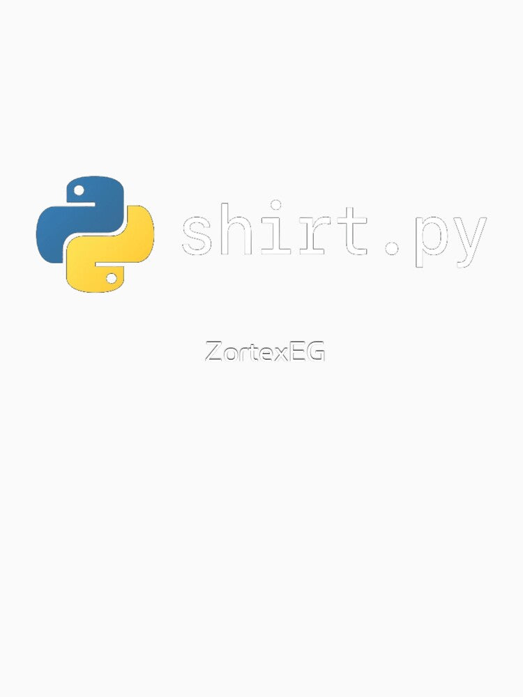 shirt.py Python Programmer Coding Design for Developers and Software Engineers by ZortexEG