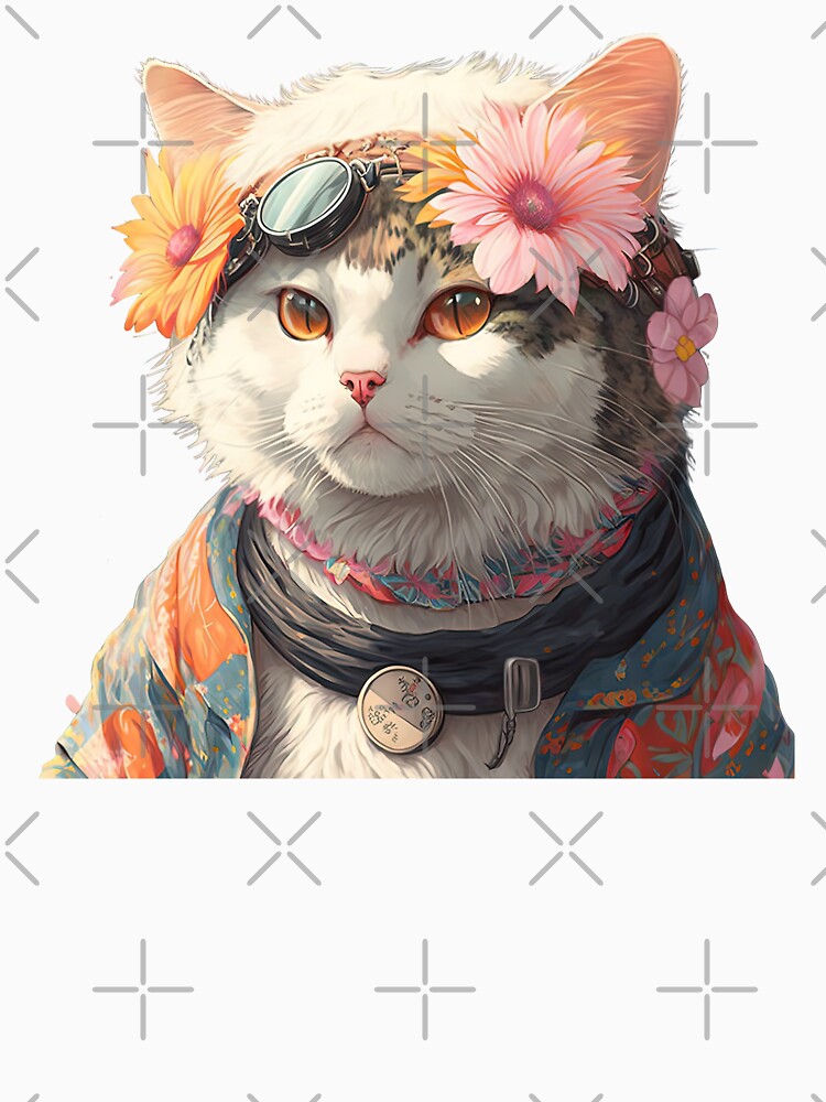 Flower cat by AnimalArtPhotos