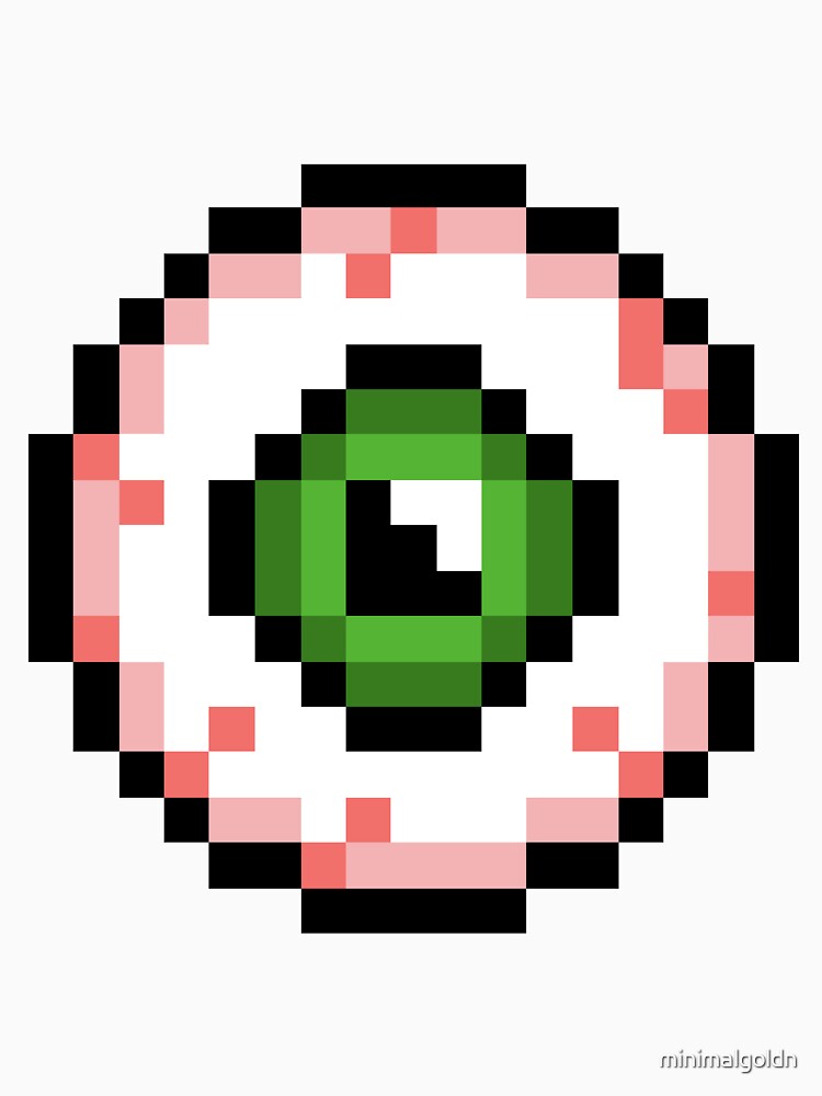 Green Eye Pixel Art by minimalgoldn