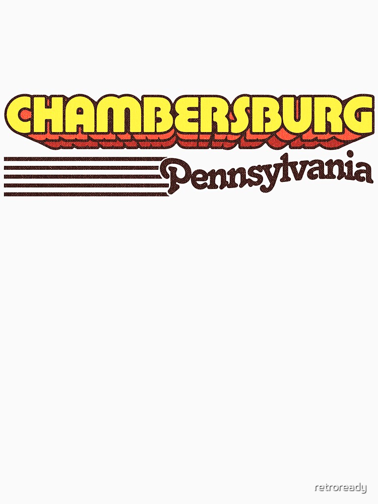 Chambersburg, Pennsylvania | Retro Stripes by retroready