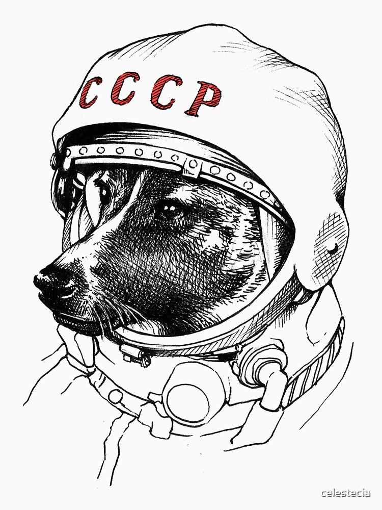 Laika, space traveler by celestecia