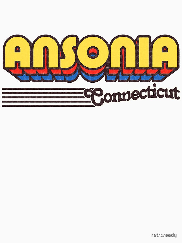 Ansonia, Connecticut | Retro Stripes by retroready