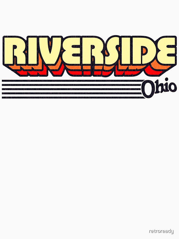 Riverside, Ohio | Retro Stripes by retroready