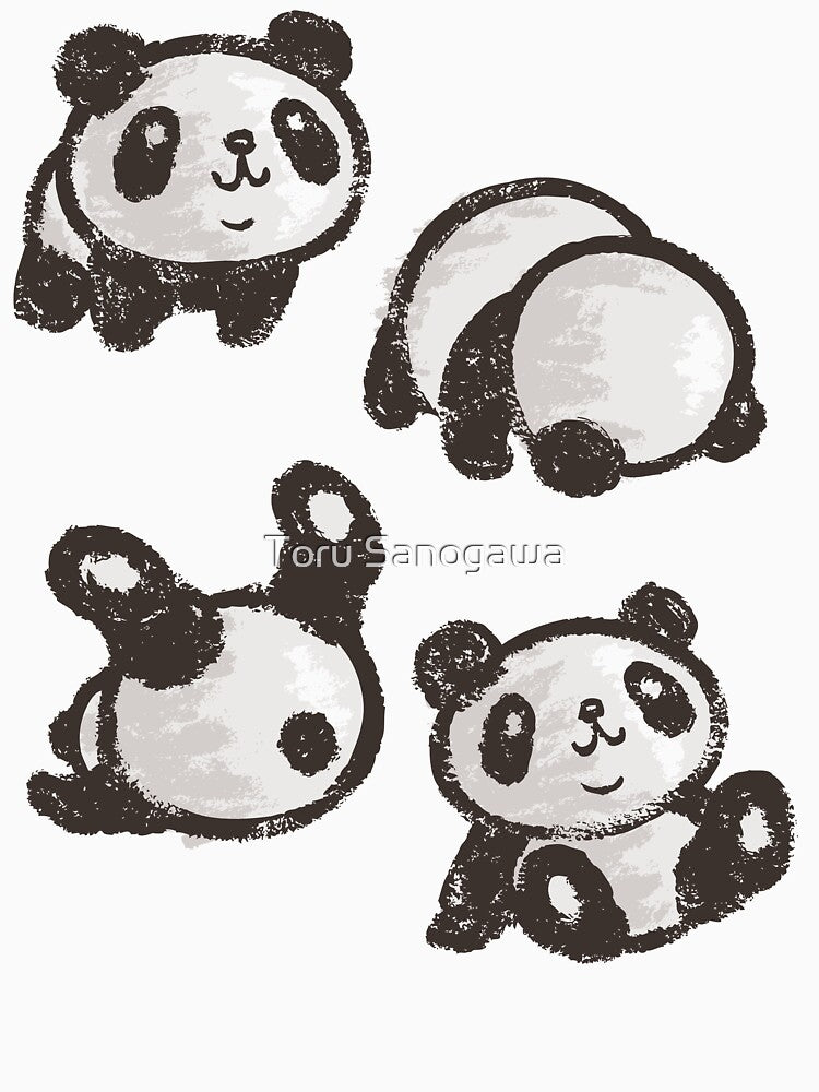 Rolling panda by Toru Sanogawa