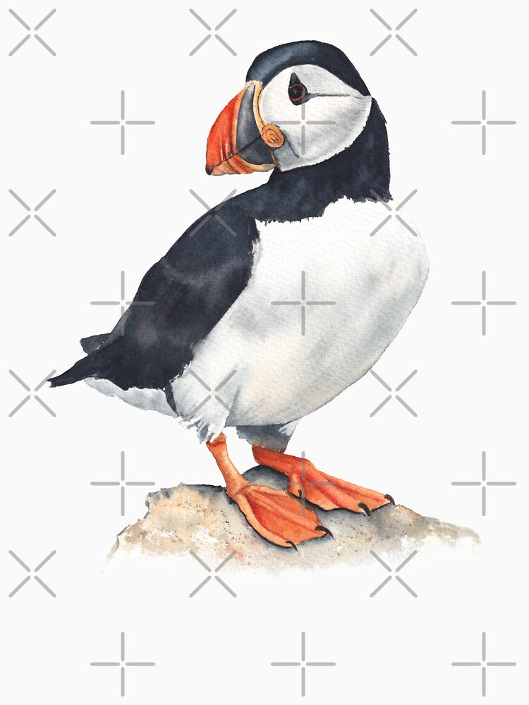 Puffin bird art. by InnaPatiutko