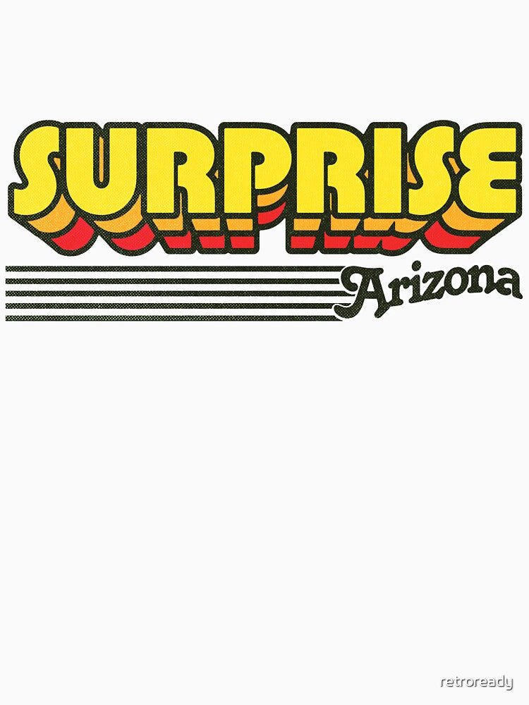 Surprise, Arizona | Retro Stripes by retroready