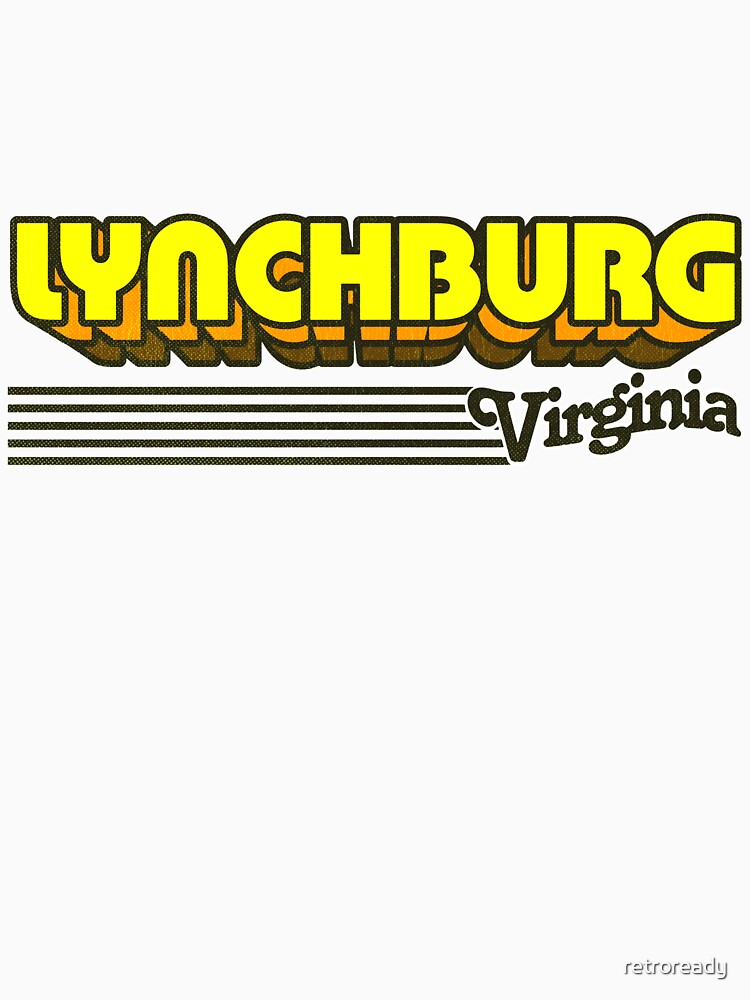 Lynchburg, Virginia | Retro Stripes by retroready