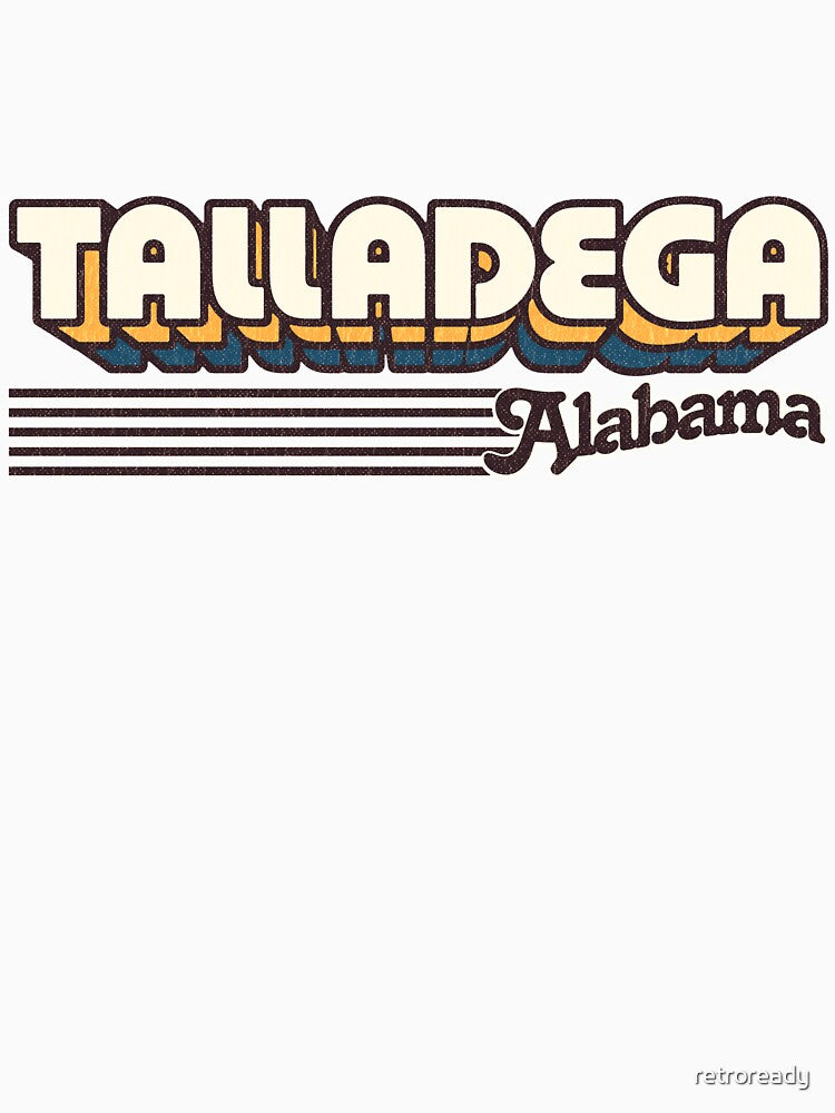 Talladega, Alabama | Retro Stripes by retroready