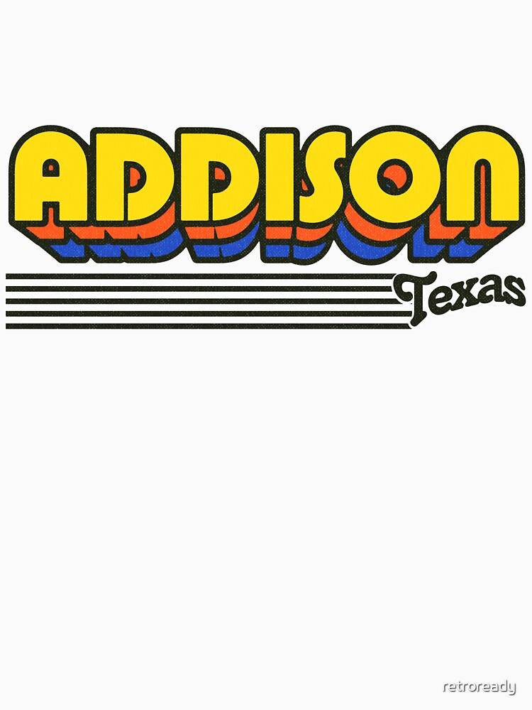 Addison, Texas | Retro Stripes by retroready