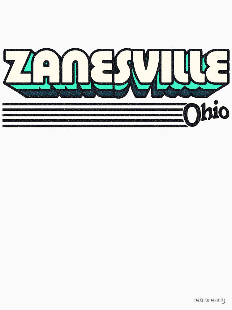 Zanesville, Ohio | Retro Stripes by retroready