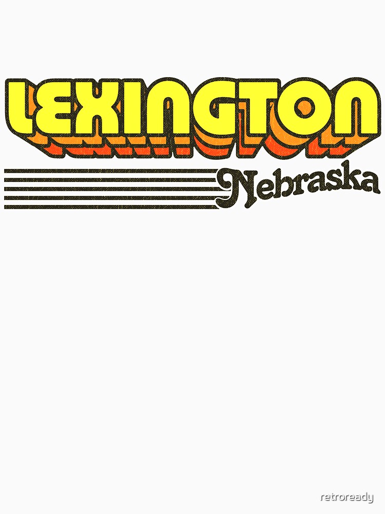 Lexington, Nebraska | Retro Stripes by retroready