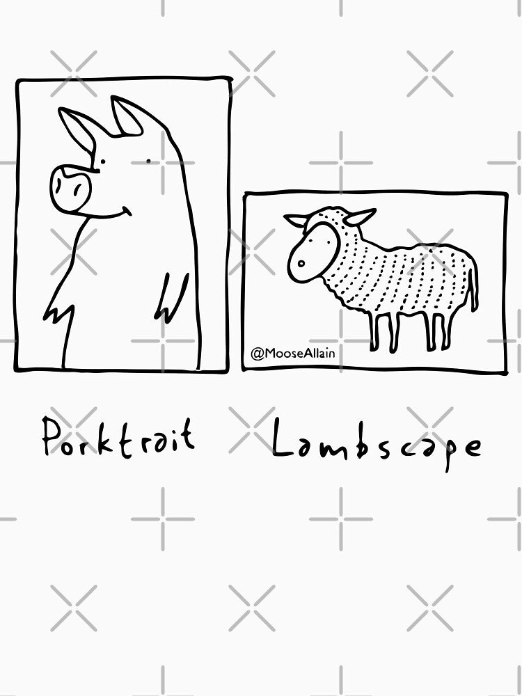 Porktrait by worldofmoose