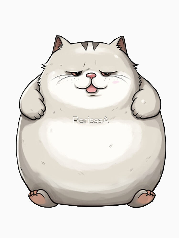 Lazy Fat Cat sticker by ParisssA