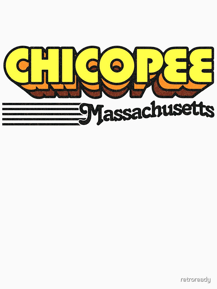 Chicopee, Massachusetts | Retro Stripes by retroready