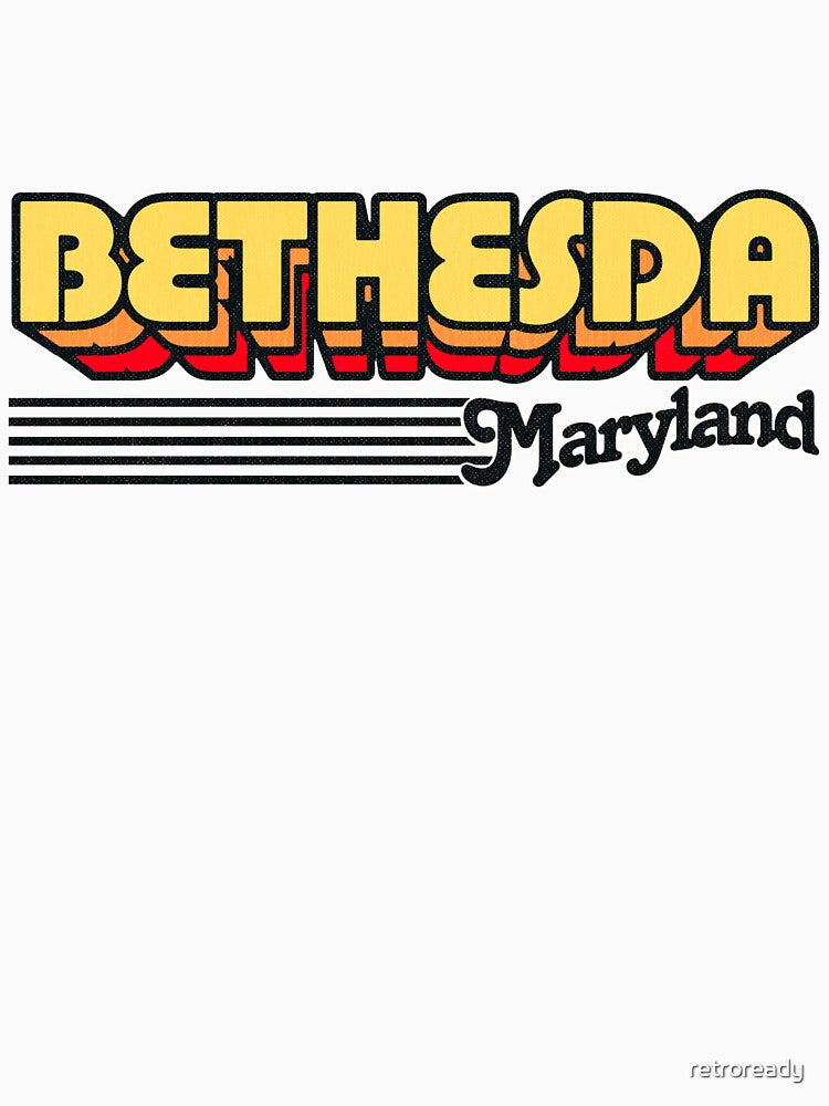 Bethesda, Maryland | Retro Stripes by retroready