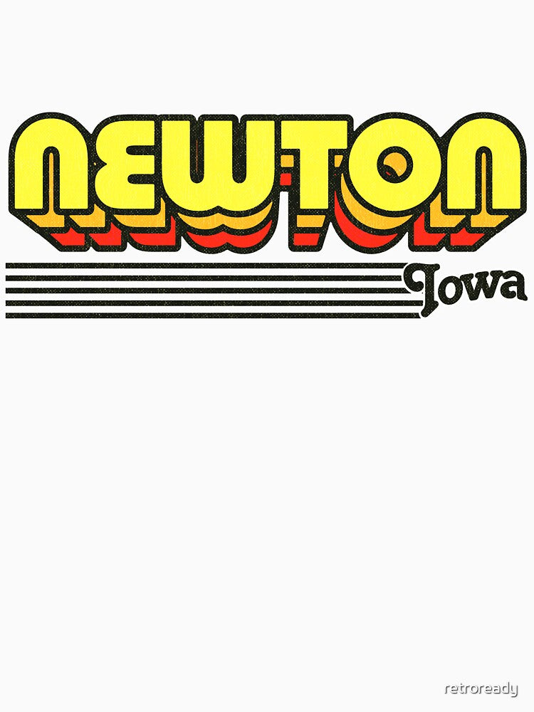 Newton, Iowa | Retro Stripes by retroready