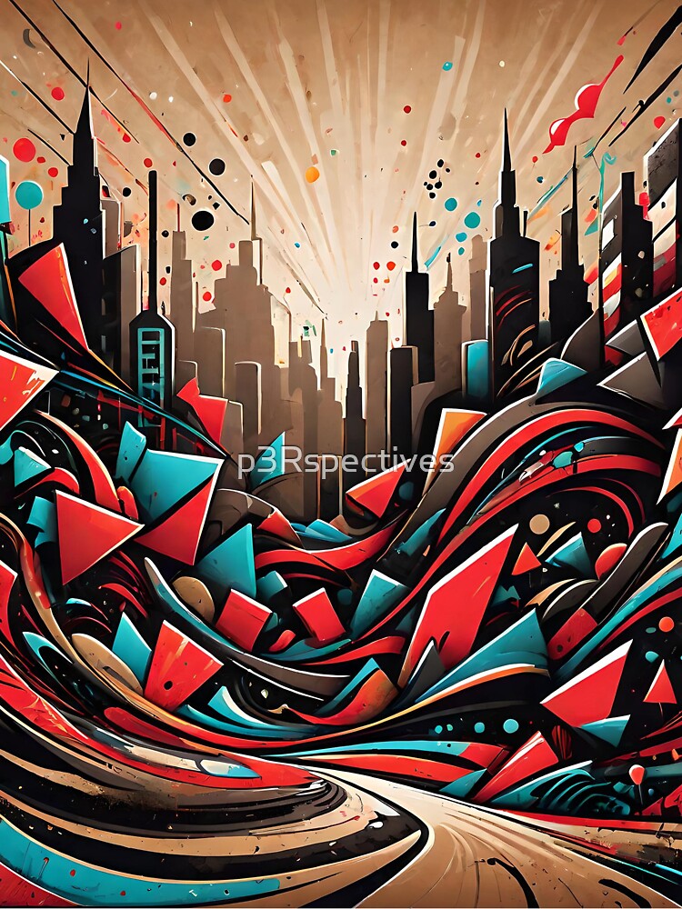 Abstract and Futuristic Cityscape by p3Rspectives