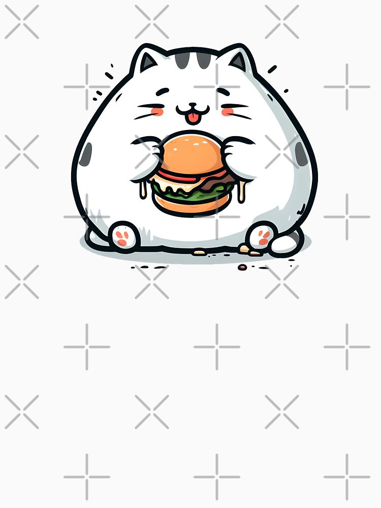 Cat Hamberger funny cute eating by ArisaHong