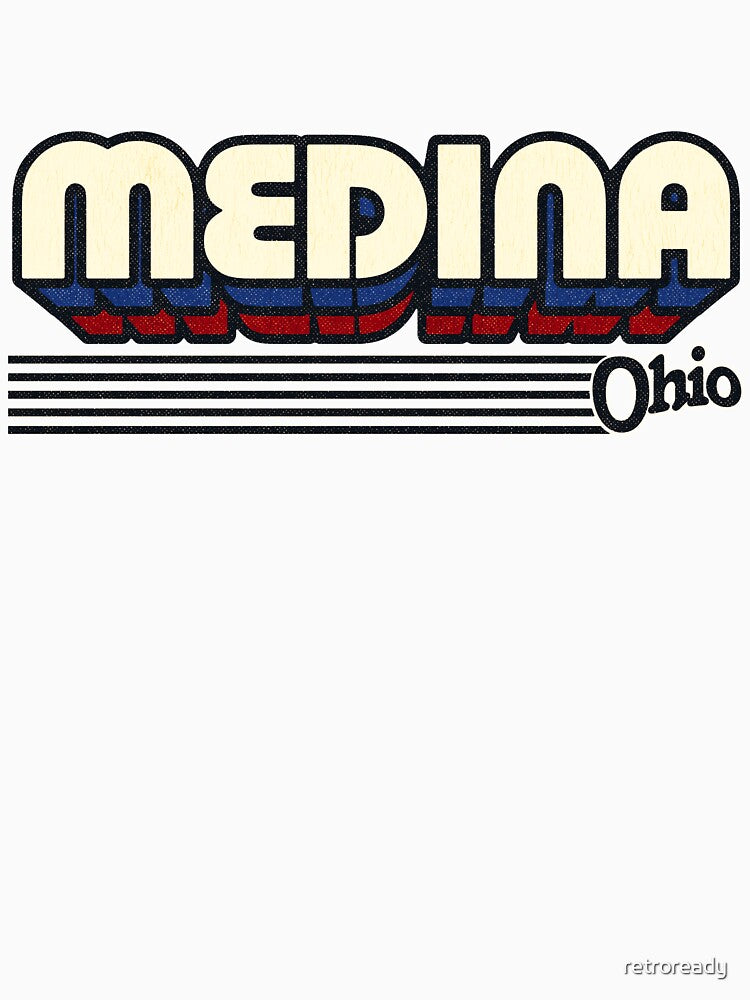 Medina, Ohio | Retro Stripes by retroready