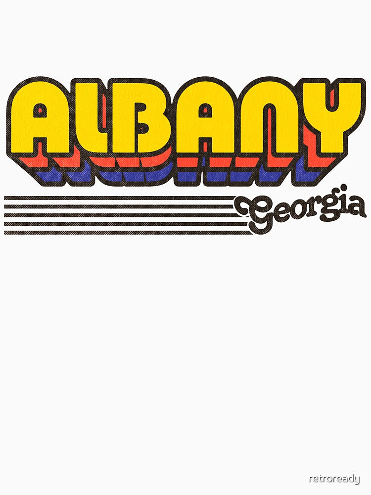 Albany, Georgia | Retro Stripes by retroready
