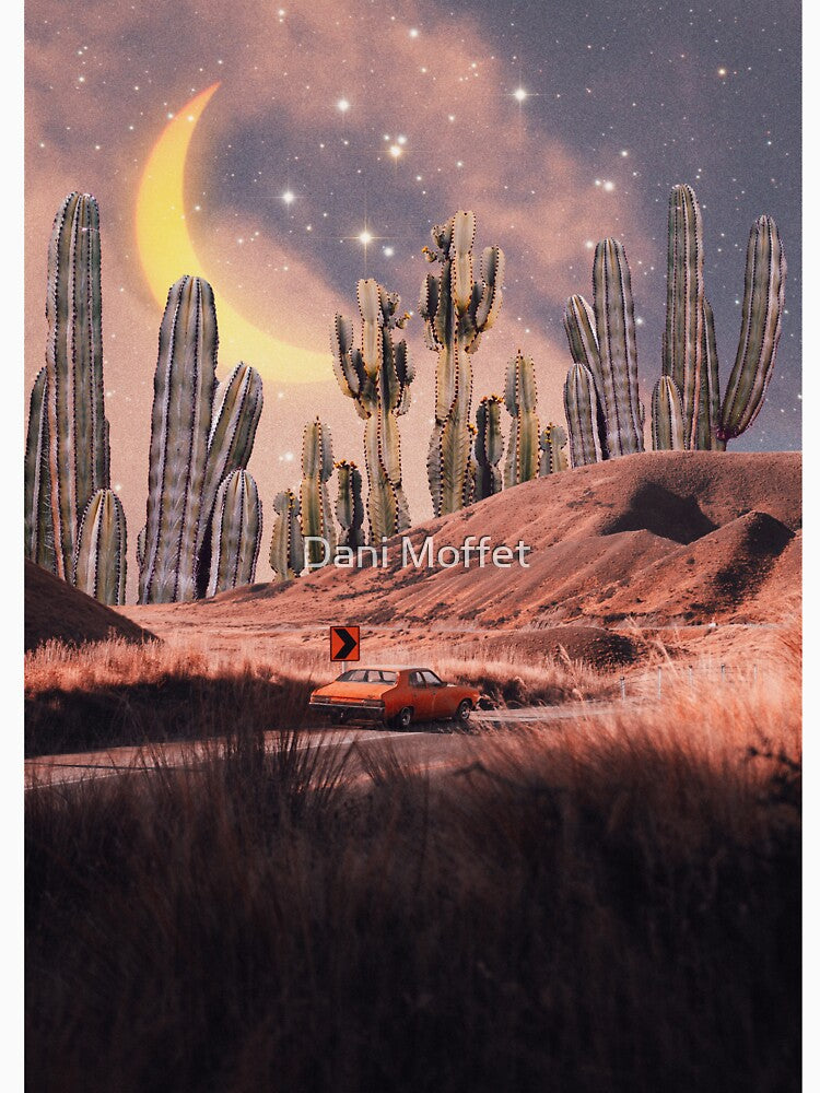 Cactus Moon Road Trip by Dani Moffet