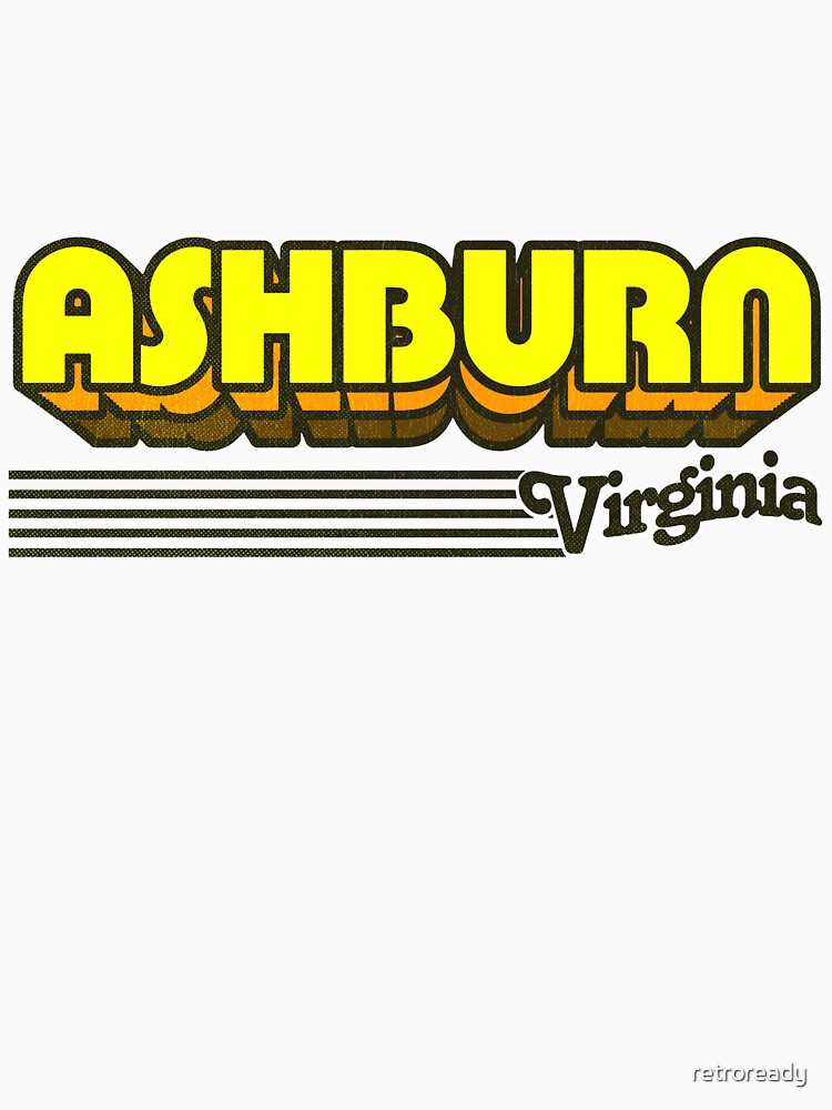 Ashburn, Virginia | Retro Stripes by retroready