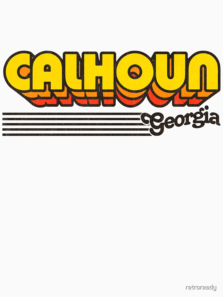 Calhoun, Georgia | Retro Stripes by retroready