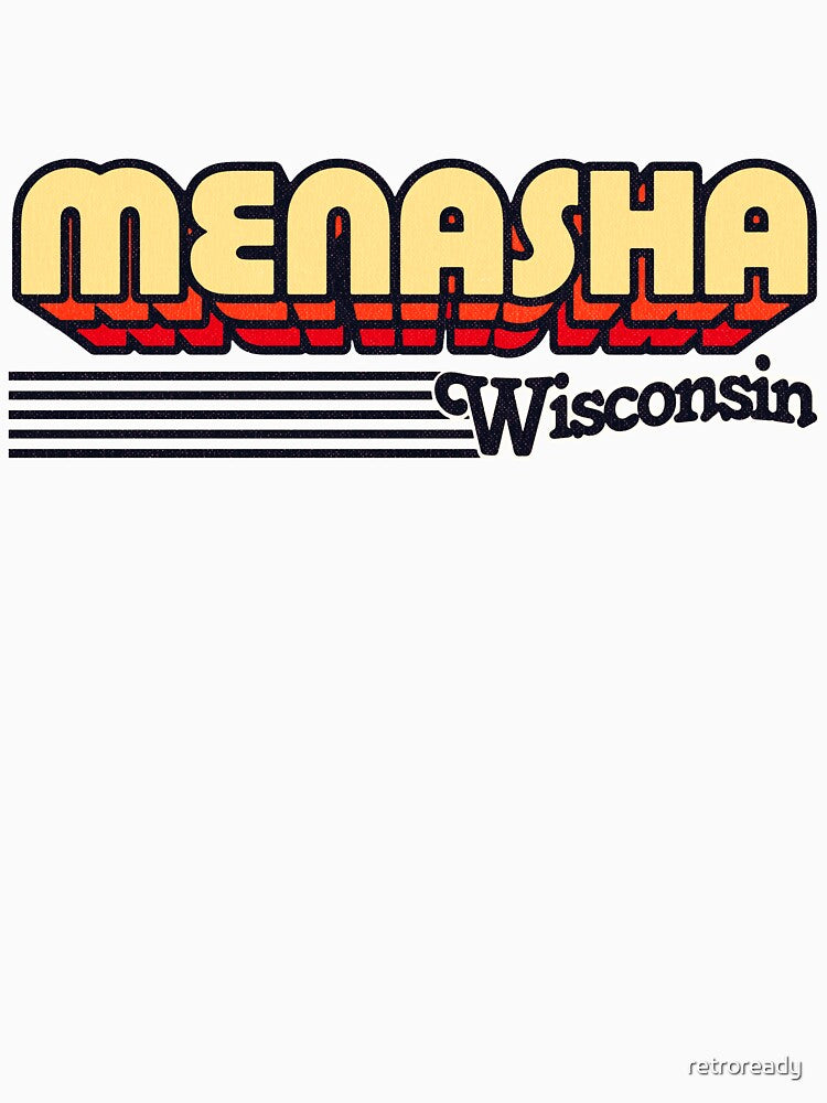 Menasha, Wisconsin | Retro Stripes by retroready