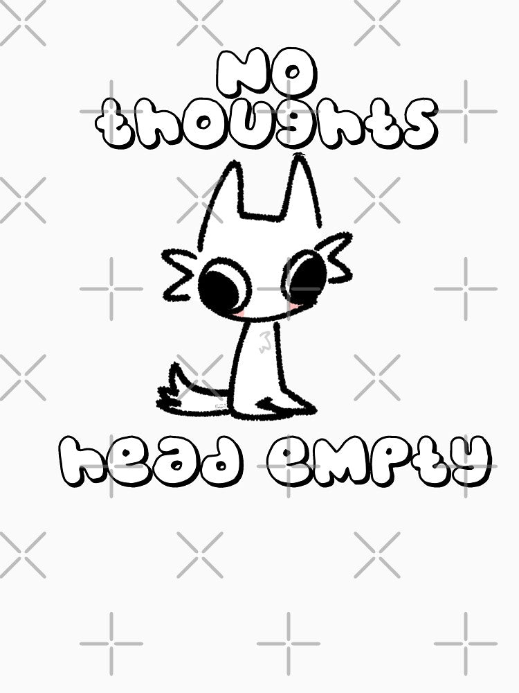 No thoughts, head empty (BLACK BACKGROUND) by tengowashere