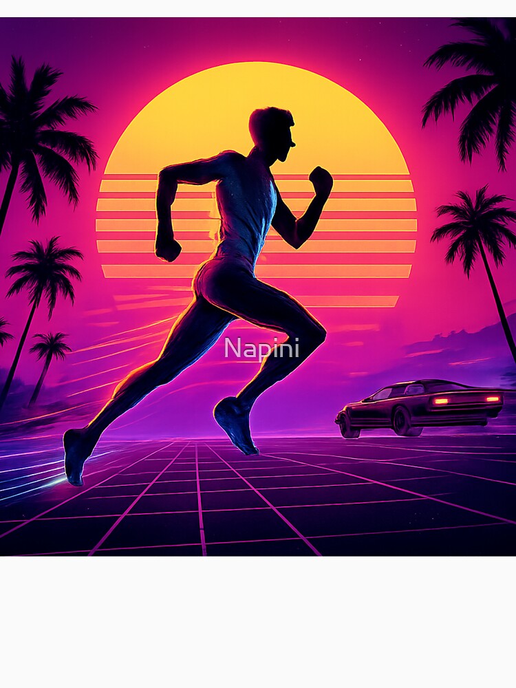 Synthwave Sunset Runner – Neon Escape by Napini