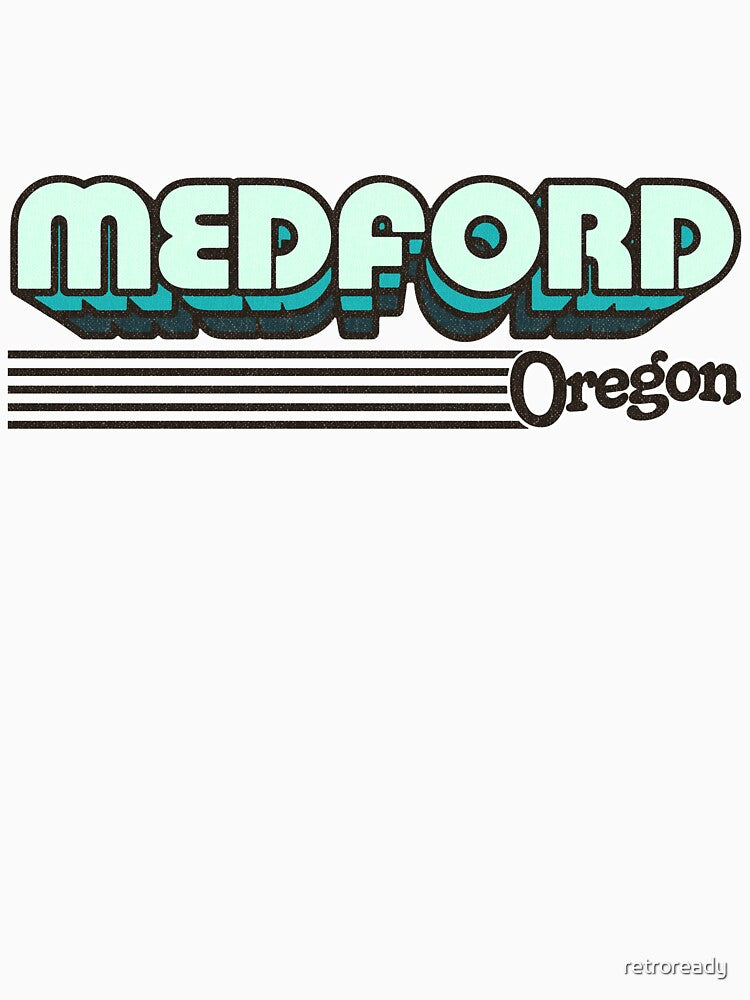 Medford, Oregon | Retro Stripes by retroready