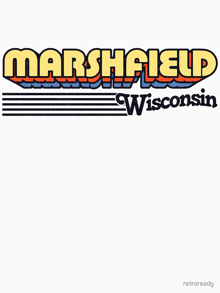 Marshfield, Wisconsin | Retro Stripes by retroready