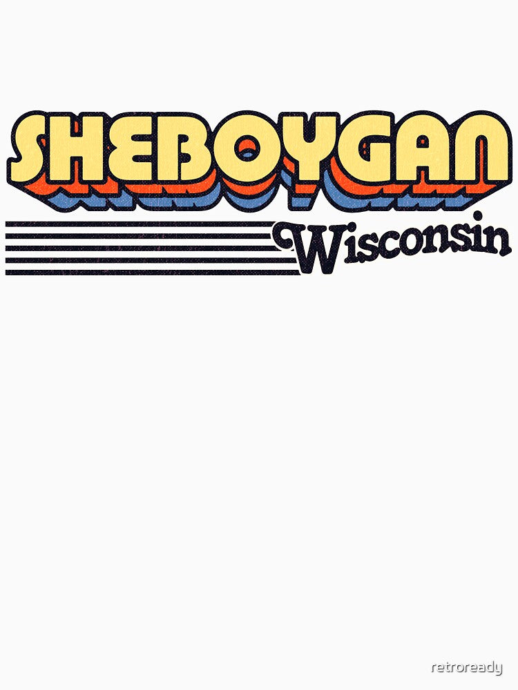 Sheboygan, Wisconsin | Retro Stripes by retroready