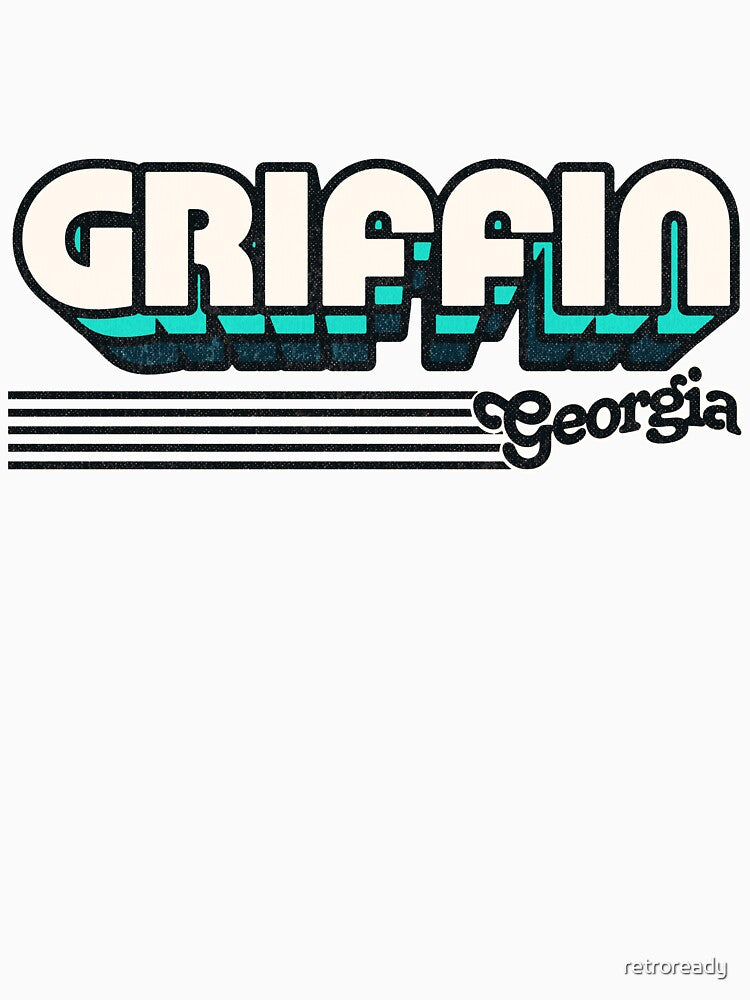 Griffin, Georgia | Retro Stripes by retroready